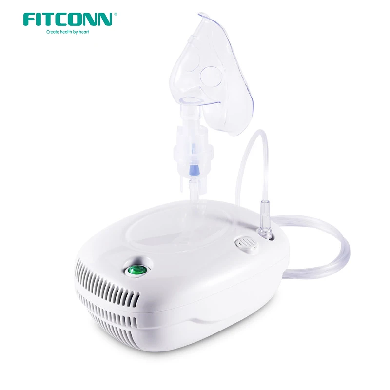 Medical Low Noise Asthma Inhalator Portable Piston Compressor Nebulizer Machine