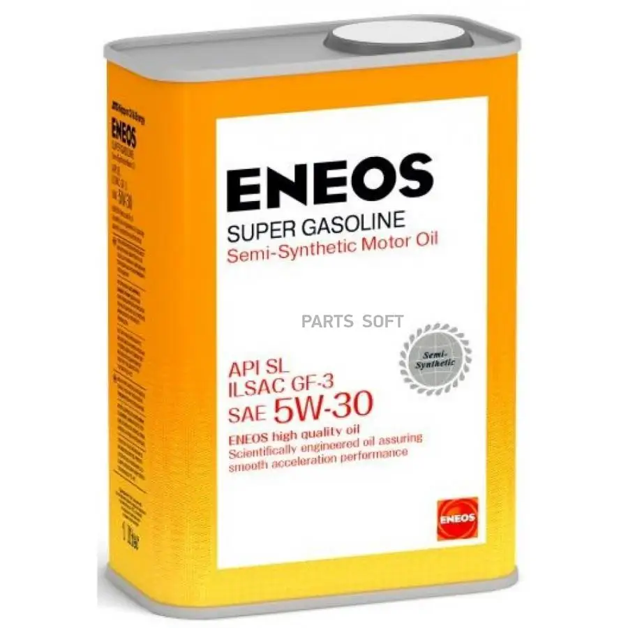 ENEOS Super Gasoline 5W30 (1L)_масло моторн.!полусинт.API SL,ILSAC GF-3,ACEA A3,MB 229.1,VW 502/505 OIL1358