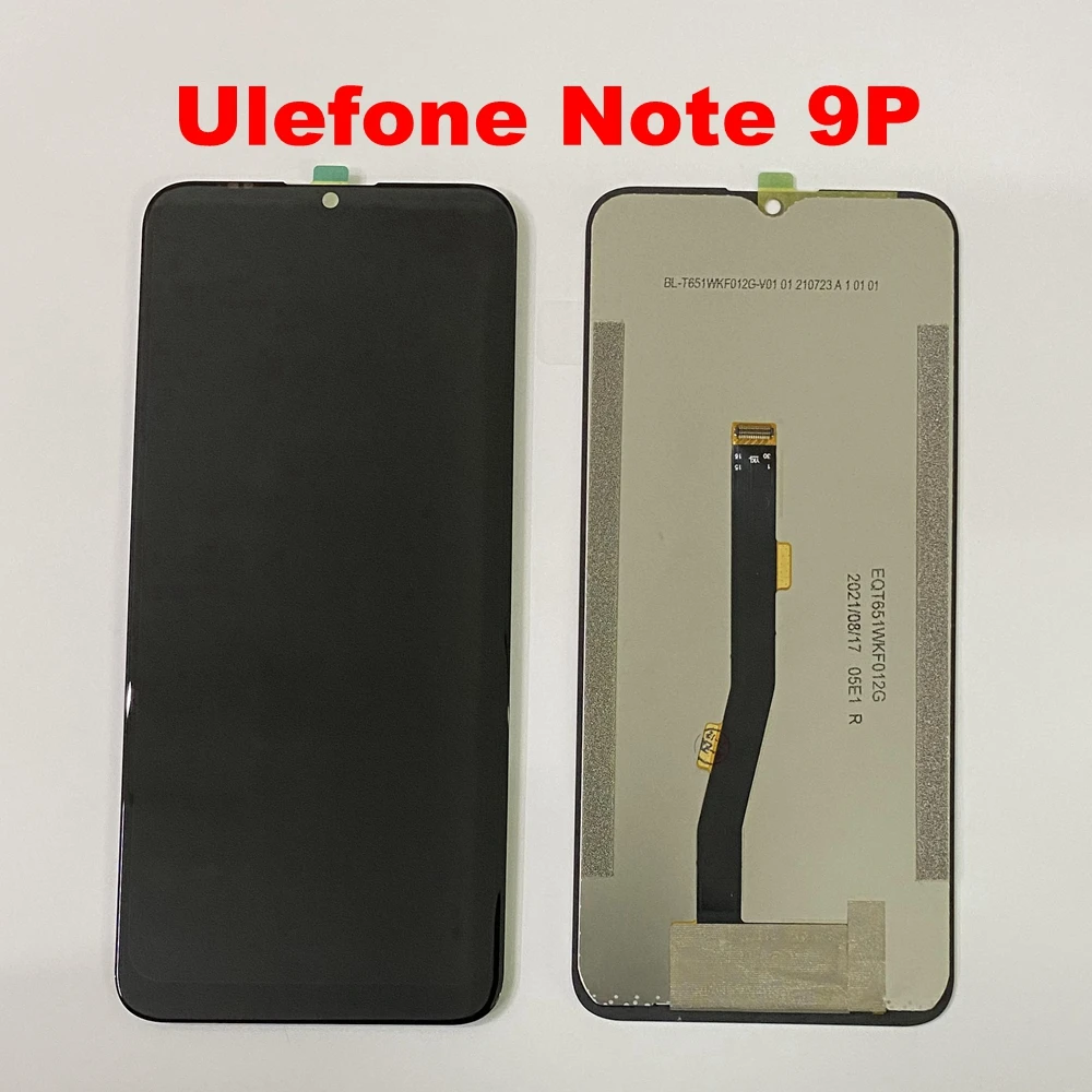 6 52 cell phone original lcd for ulefone note 9p lcd display assembly digitizer touch screen repair ulefone note 9p display free global shipping