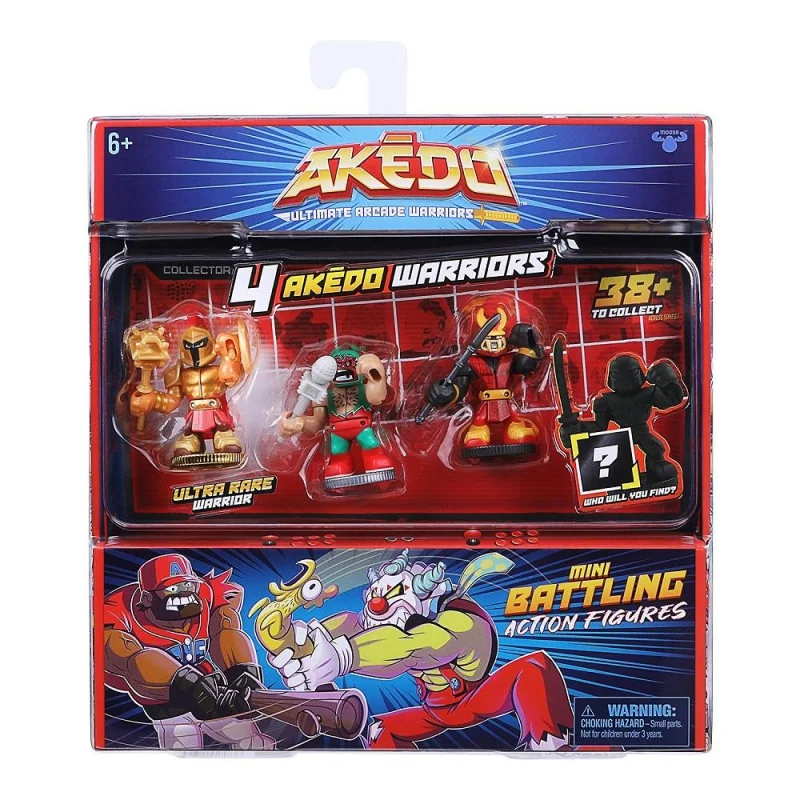 Фото Третий коллекционный игровой набор Акедо 4 фигурки, Akedo №1
