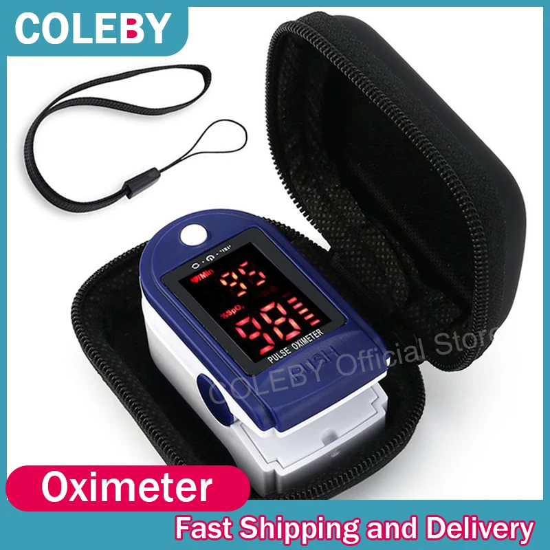 Светодиодный оксиметр на кончик пальца цифровой измеритель уровня кислорода в