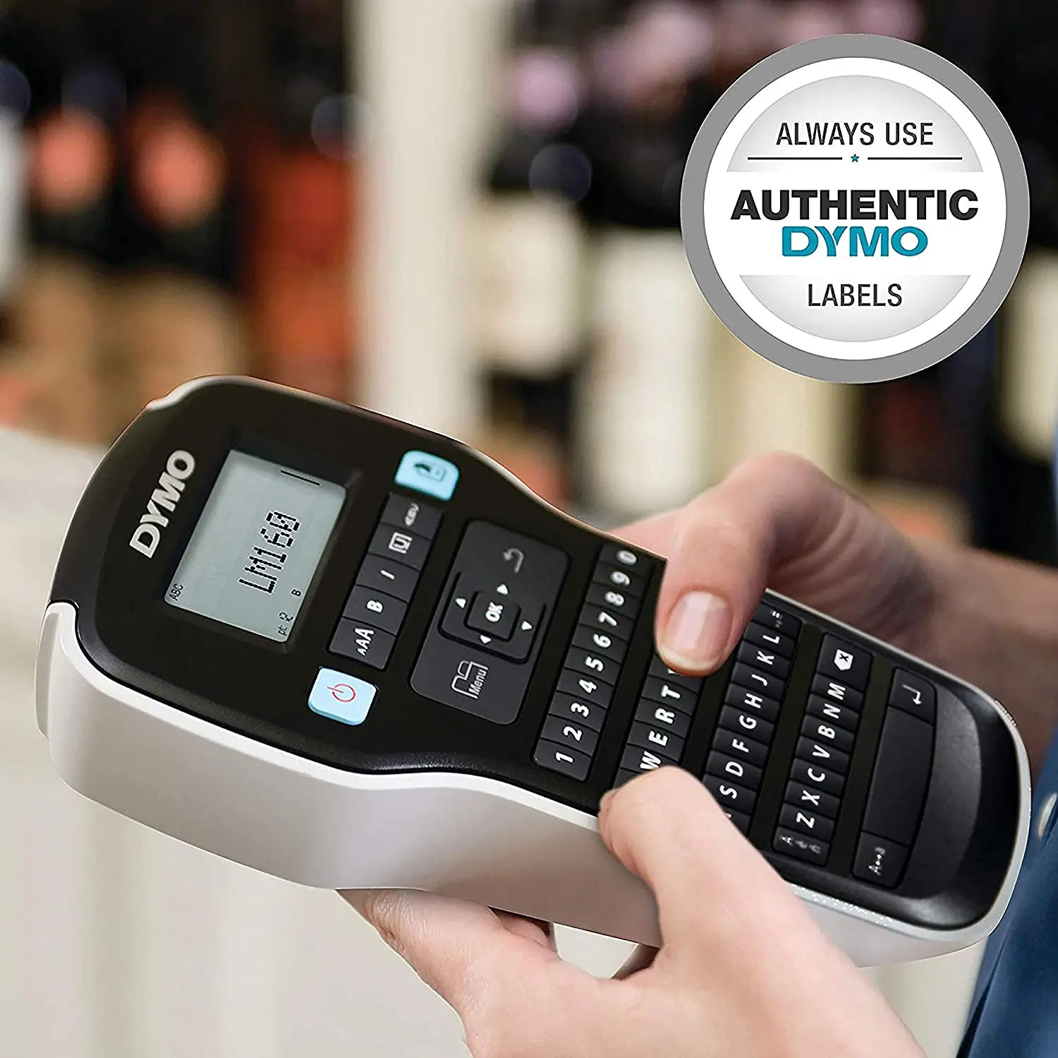 Фото Dymo LabelManager 160 ручная этикетка Maker с QWERTY клавиатурой №4