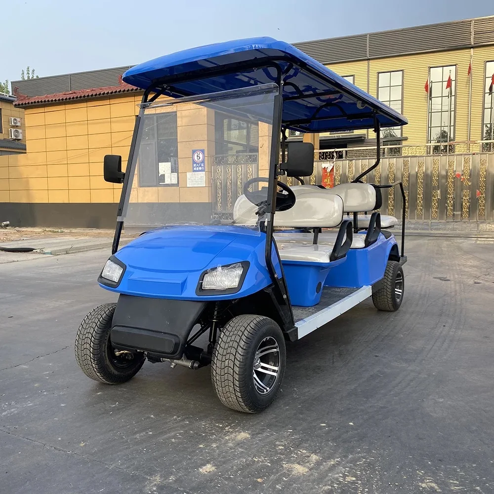 

4 Wheels Electric Club Car Electric M2+2 Golf Cart for Sale