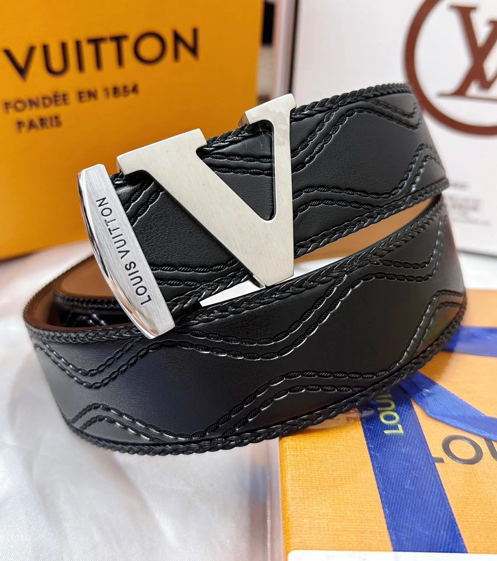 ИмИтацИя 1: 1 Пояс Louis Vuitton: 100% ВысококачестВенная Коровья Кожа Гарантирует Кожа.