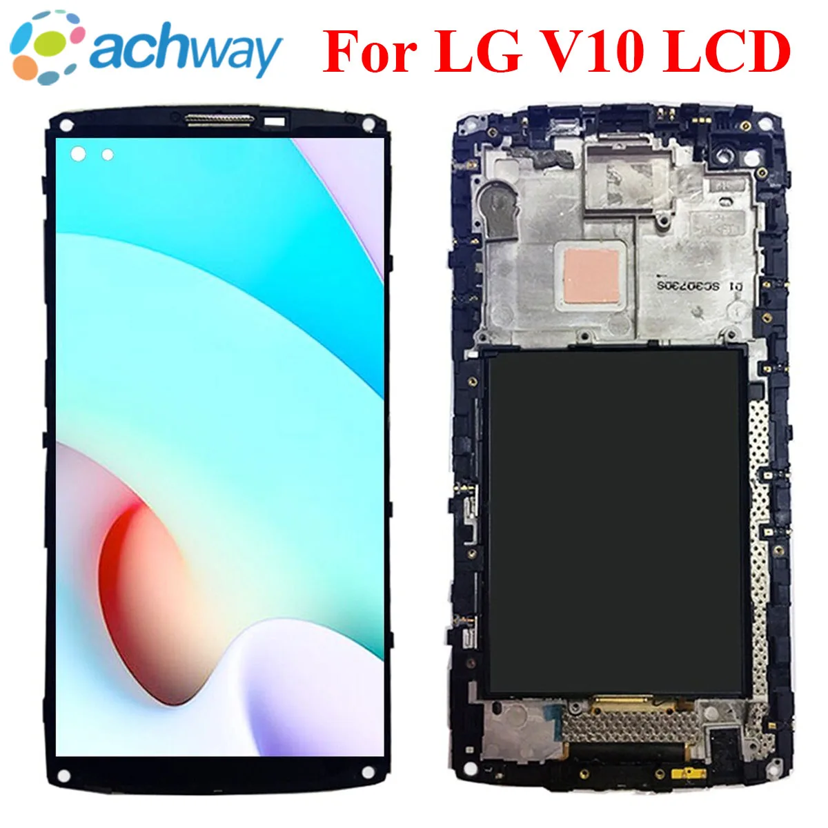 ЖК-дисплей для LG V10 H960 H968 H900 VS990, 5,7 дюйма, с рамкой