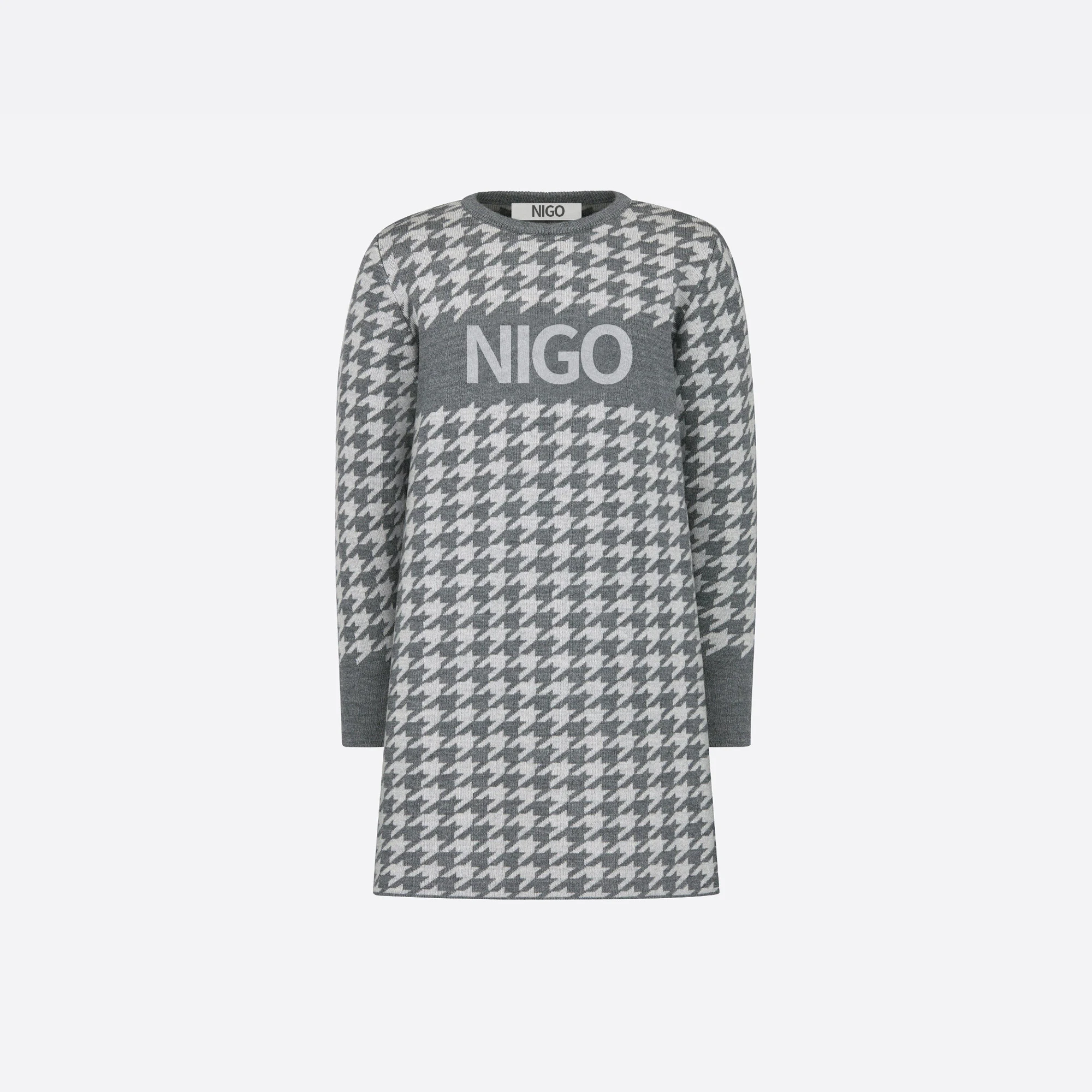 

Детское повседневное жаккардовое платье NIGO с длинным рукавом # nigo38462