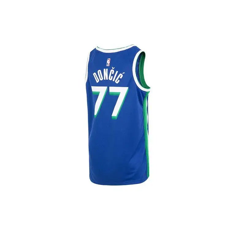 Мужская уличная одежда Nike NBA Luka Doncic Dallas Mavericks City Edition Swingman Jersey Rush Blue DO9590-497