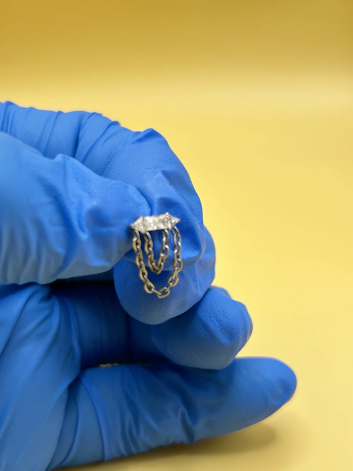 Kenbao 10 шт. G23 титановые геометрические фотообои F136 Двойные цепи кулон лоб