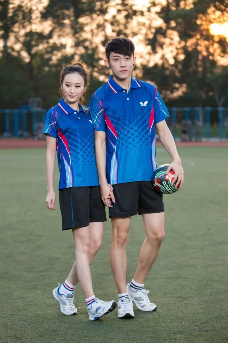Men Women Tennis T Shirt , Girls Boys Tee Shirts Tennis Sportwear , Youth Badminton Kits Shorts , Table Tennis Training uniform