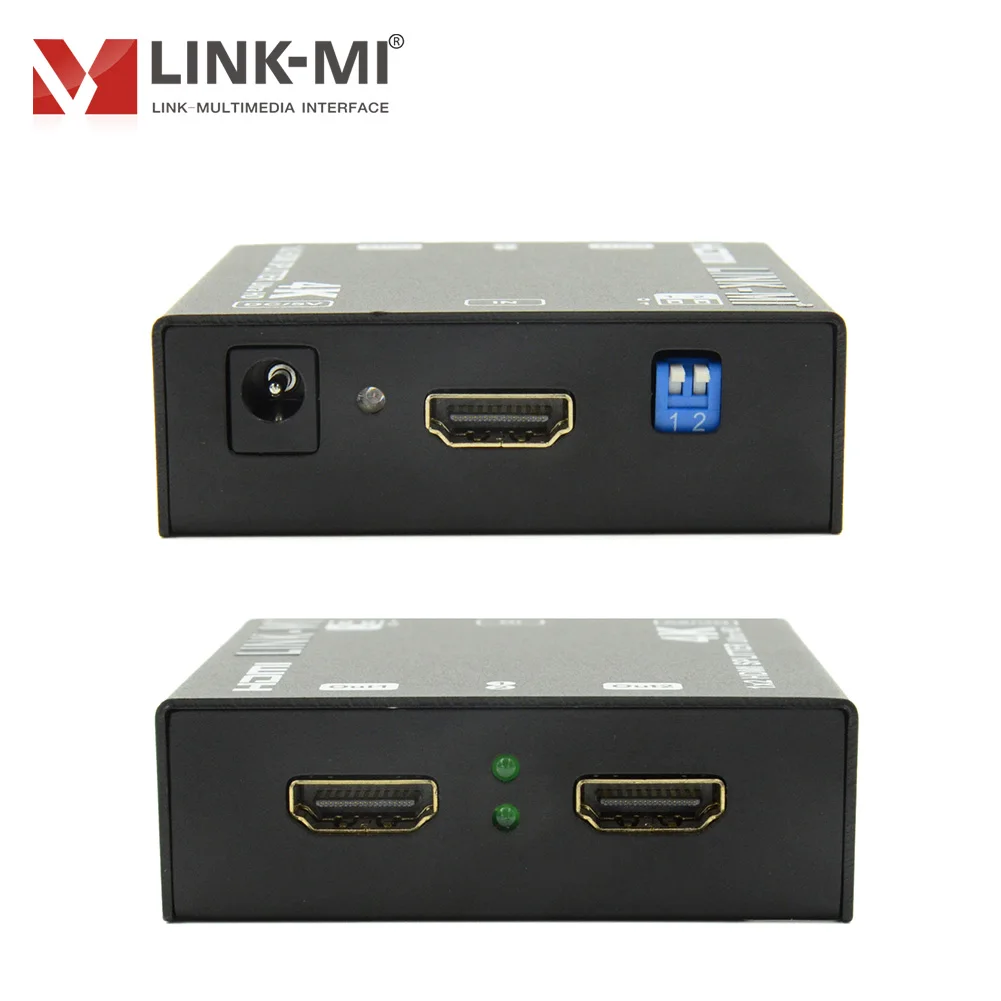 Фото Двойной разветвитель HDMI 1x2, поддержка 4K60Hz YUV 4:2:0 HDCP EDID 15m HDMI 2,0 1 в 2 out UHD видео разветвитель №4