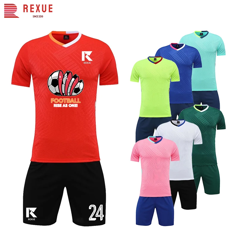 2021New Soccer Jerseys camiseta Uniform kids shorts de futbol Children Breathable Men football Sports Custom Shirt Training suit