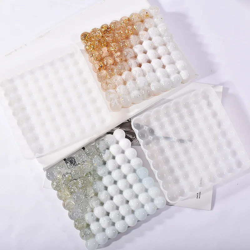 

Full Version Half Round Bead Coaster Silicone Mold DIY Crystal Epoxy Resin Mold
