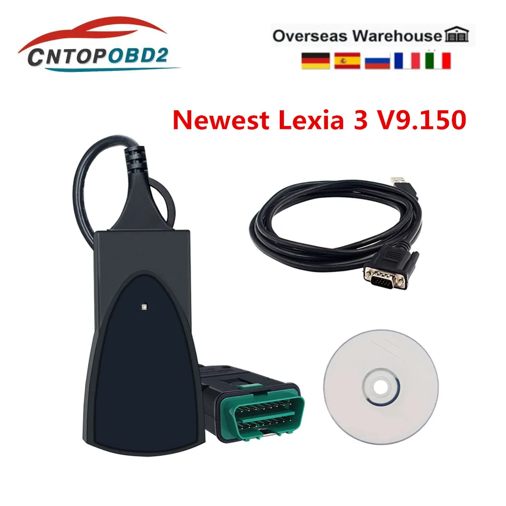 Профессиональный инструмент для диагностики автомобиля Lexia 3 PP2000 Diagbox V9.150 PSA XS Evolution LEXIA-3 J2534 OBD2 для Citr-o-en/Pe-uge-ot