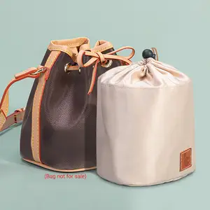  Lckaey Purse Organizer for LV NOE inner bag NOE BB bucket bag  Petit NOE NM storage bag small zipper insert3053khaki-L : Clothing, Shoes &  Jewelry