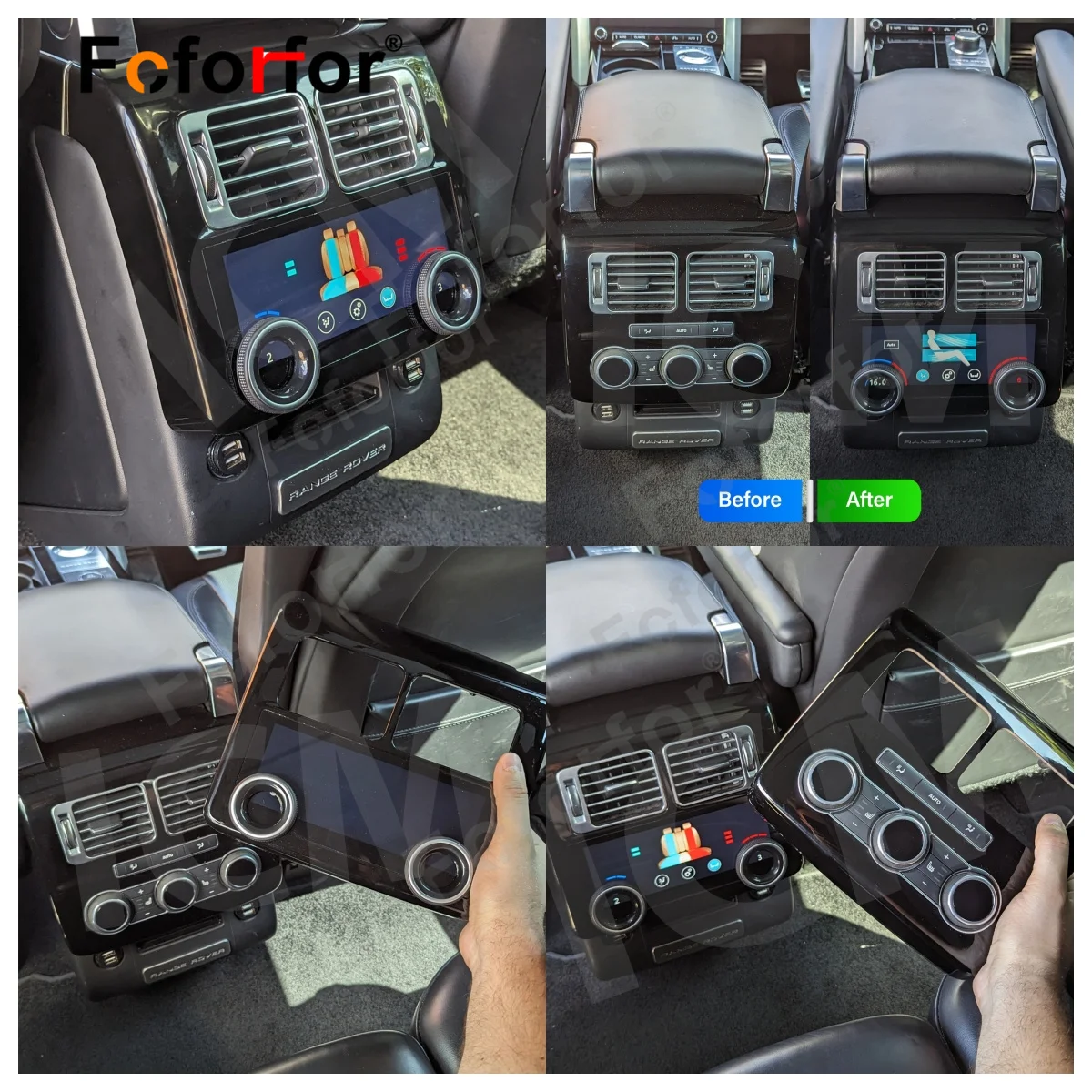 

Для Land Rover Range Vogue L405/Sport L494 2013-2017, ЖК-дисплей, задняя зеркальная ручка автомобиля, сенсорная панель управления переменным током