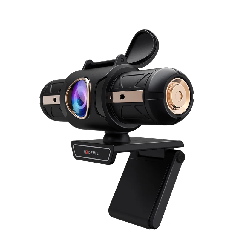 

Madevil CC02 2K USB Webcam for Laptop Computer mini Camera Built-in Microphone Web Camera Autofocus