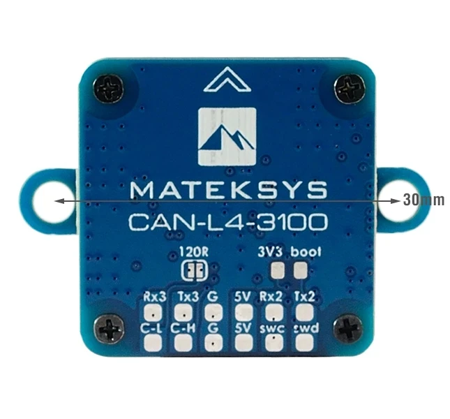 Фото Магнитометр MATEKSYS CAN-L4-3100 RM3100 6G с защитой от помех, GPS-геомагнитный датчик для БПЛА/дронов №4