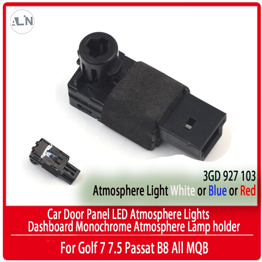 

Car Door Panel LED Atmosphere Lights Dashboard Monochrome Atmosphere Lamp Holder for Golf 7 7.5 Passat B8 All MQB 3GD 927 103