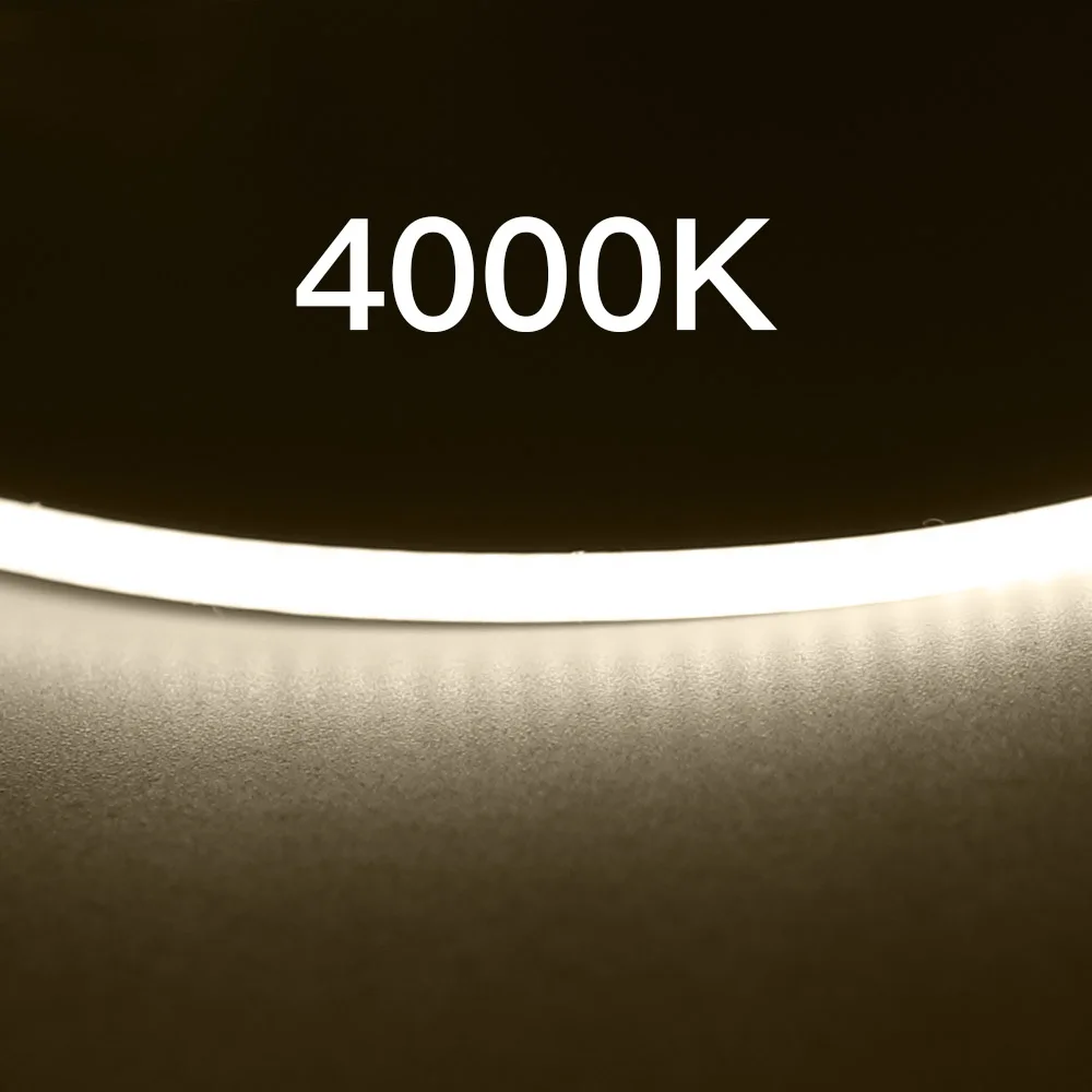 Супертонкая светодиодная лента COB 2,7 мм 480 светодиодов для комнаты, автомобиля, украшение FOB, 3 В, 5 В, 12 В, гибкая лента, подсветка, можно разрезать диммер