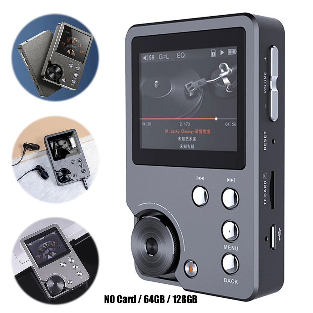 MP3-плеер DSD Портативный цифровой аудиоплеер высокой четкости Hi-Fi с ...