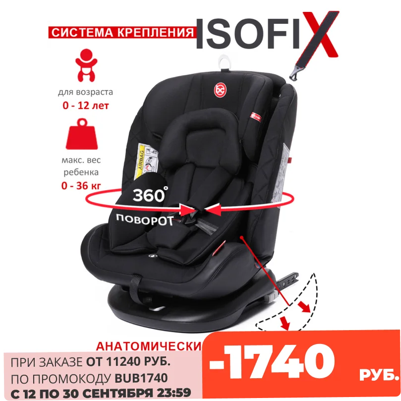 Автокресло детское BabyCare Shelter ISOFIX  г...