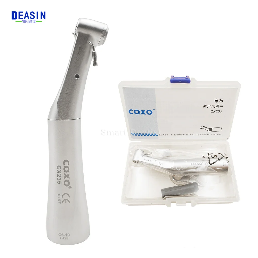 

COXO CX235 C6-19 Original Handpiece Dental Low Speed Handpiece 20:1 Contra Angle External Waterway Dental Tools