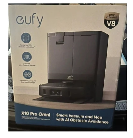 Робот-пылесос и швабра BLACK FRIDAY eufy X10 Pro Omni с всасыванием 8000 Па двойными швабрами