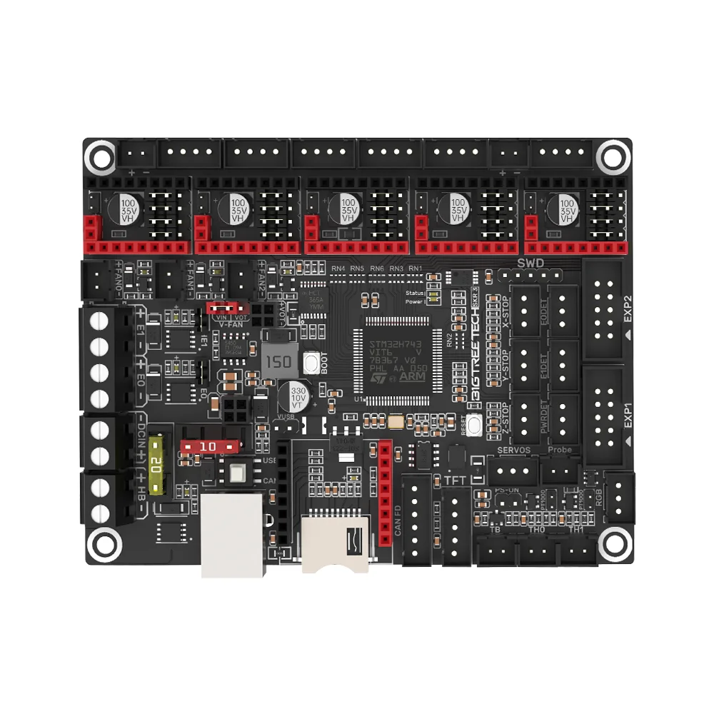 Материнская плата BIGTREETECH BTT SKR 3 32 бит EZTMC5160 EZTMC2209 привод Raspberry Pi обновить 2 V1.4 TURBO для