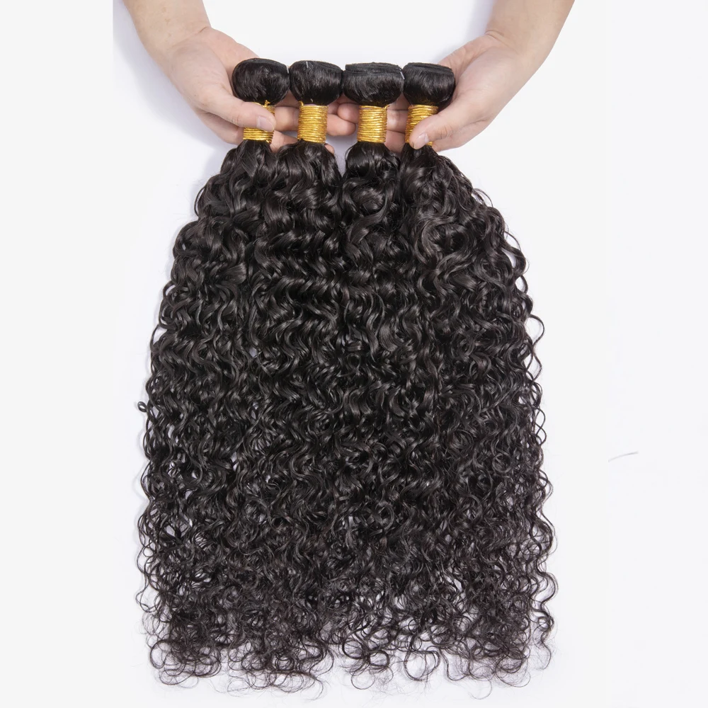 10A бразильские натуральные волосы волнистые пряди человеческие пучки