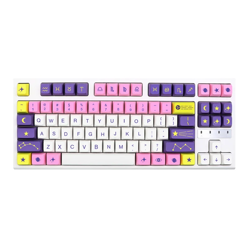 Пользовательская Астрология PBT 143 клавиши механическая клавиатура XDA профиль Cherry