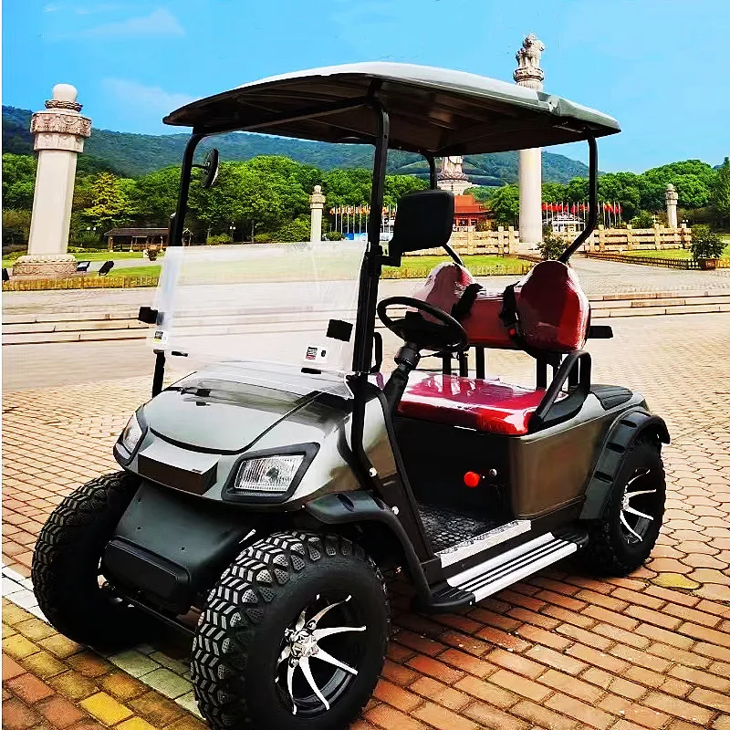 Cart With Bag Holder Electric Car Is Used In Scenic Deserts
