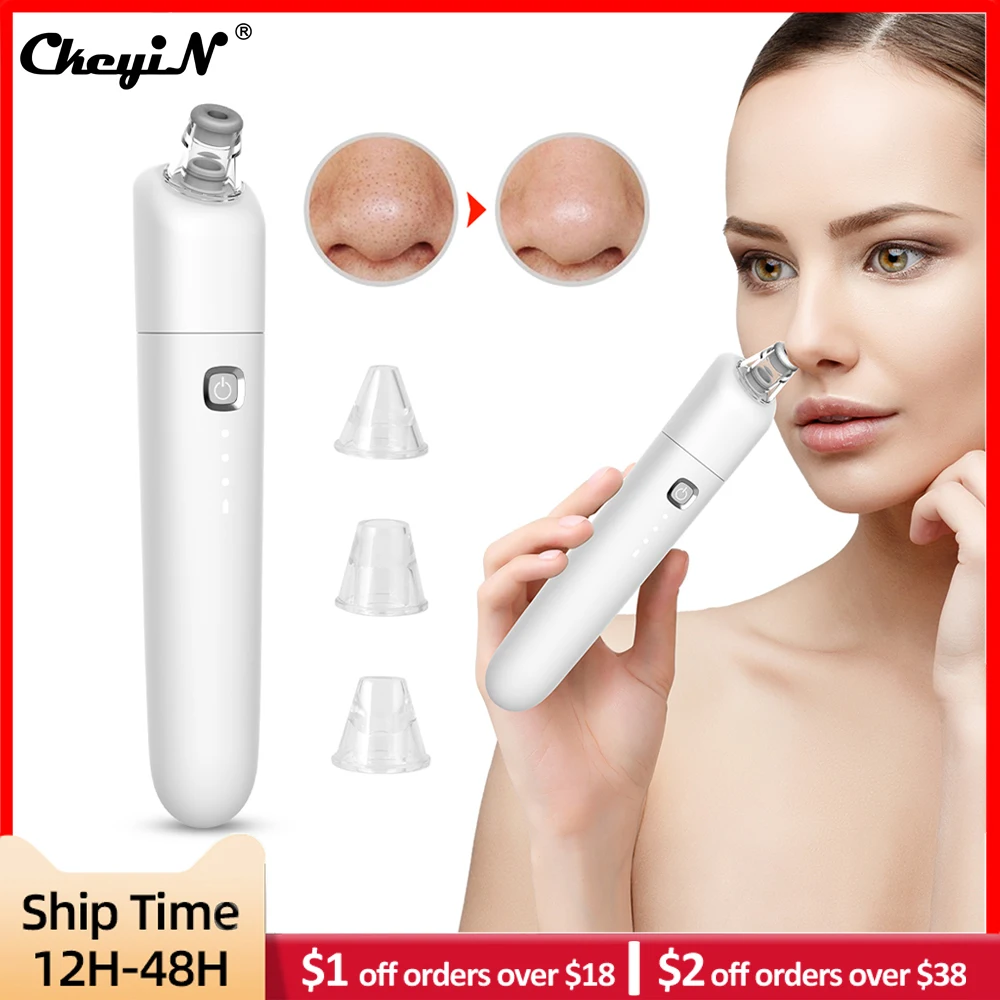 

CkeyiN Blackhead Remover Nose Deep Cleaner T Zone Pore Acne Pimple Removal Vacuum Suction Facial Diamond Beauty Clean Skin Tools