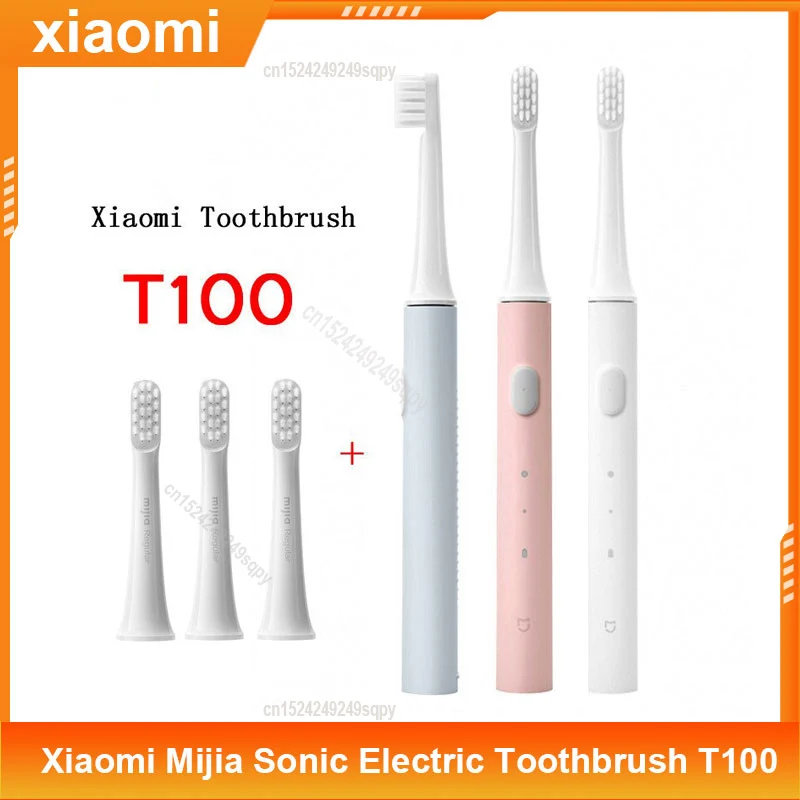 XIAOMI Mijia T100 звуковая электрическая зубная щетка Mi умная цветная USB перезаряжаемая