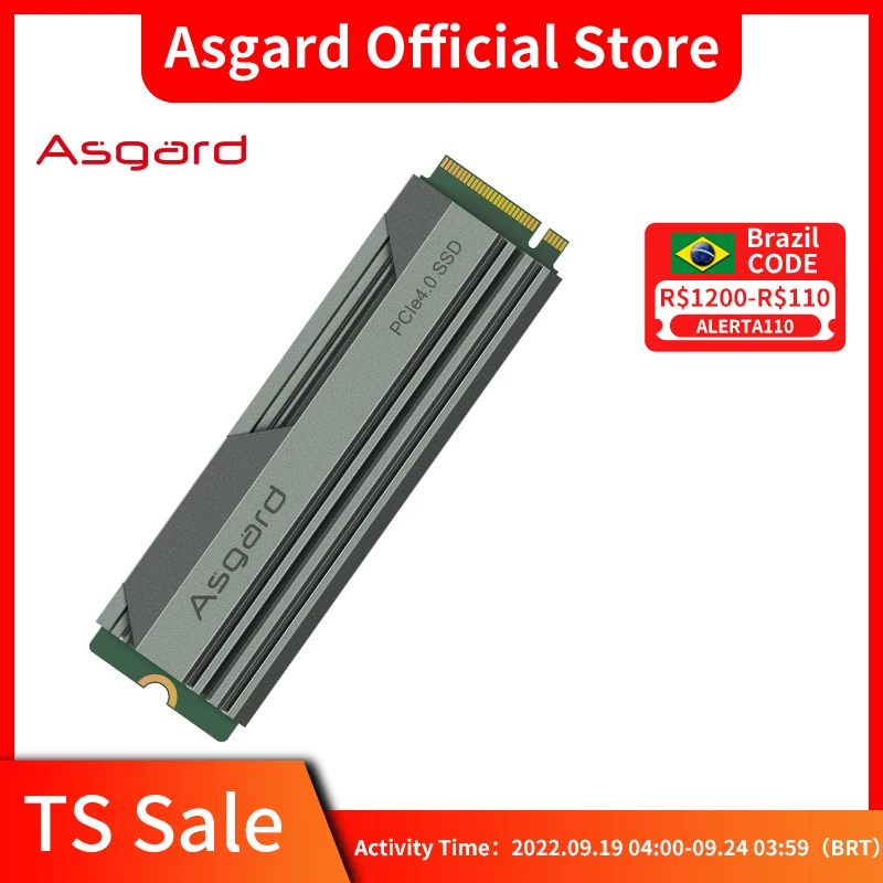 Asgard m.2 pcle 4.0 nvme ssd an4 estado sólido disco rígido gen4x4 m.2 2280 1tb 2tb disco rígido interno para desktop ssd