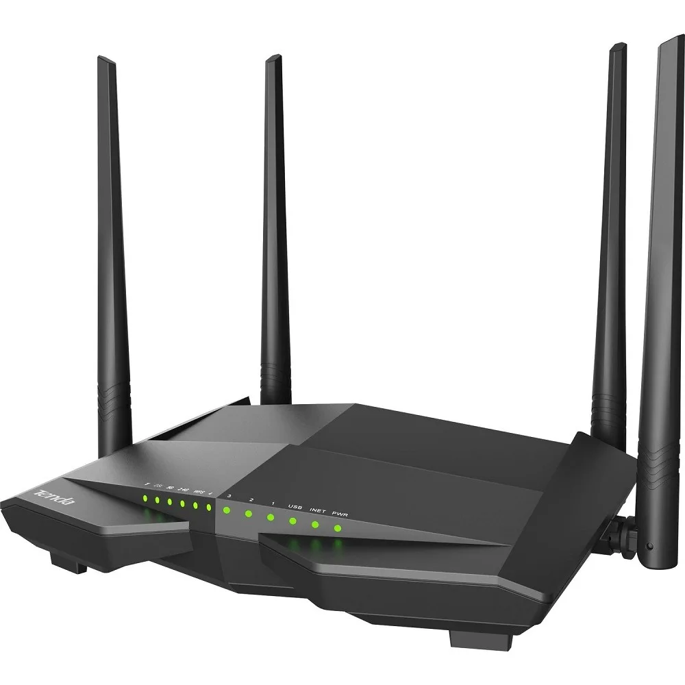 Tenda V12 AC1200 Двухдиапазонный Wi-Fi гигабитный модемный маршрутизатор VDSL/ADSL Беспроводной маршрутизатор Wi-Fi ретранслятор