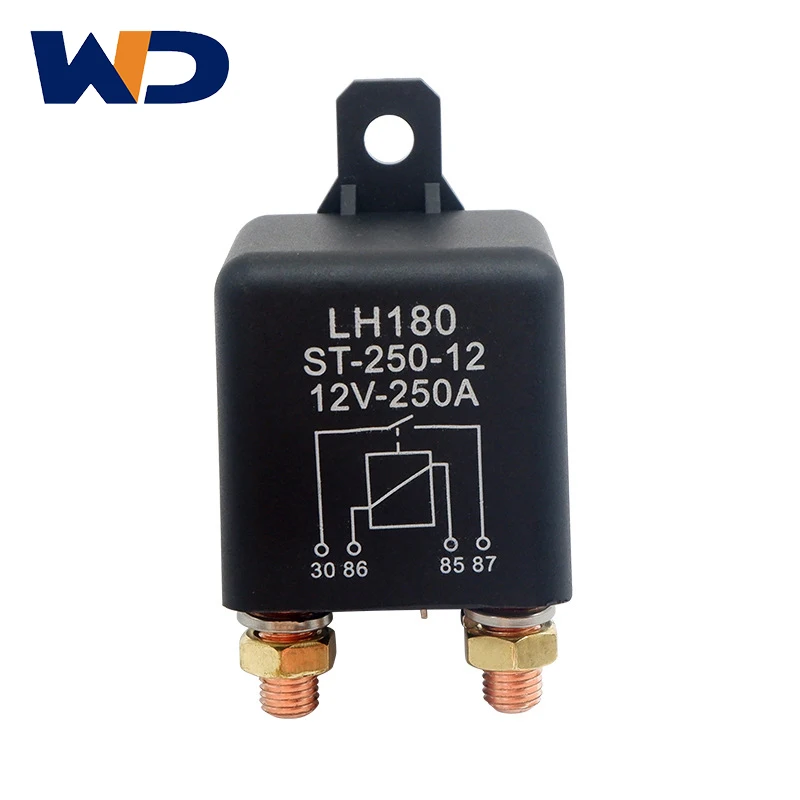

WD Dc Normally Open Car Relay 250a4 Feet High Current High Power Start 12v24v Normally Closed Professional Parts Accessories