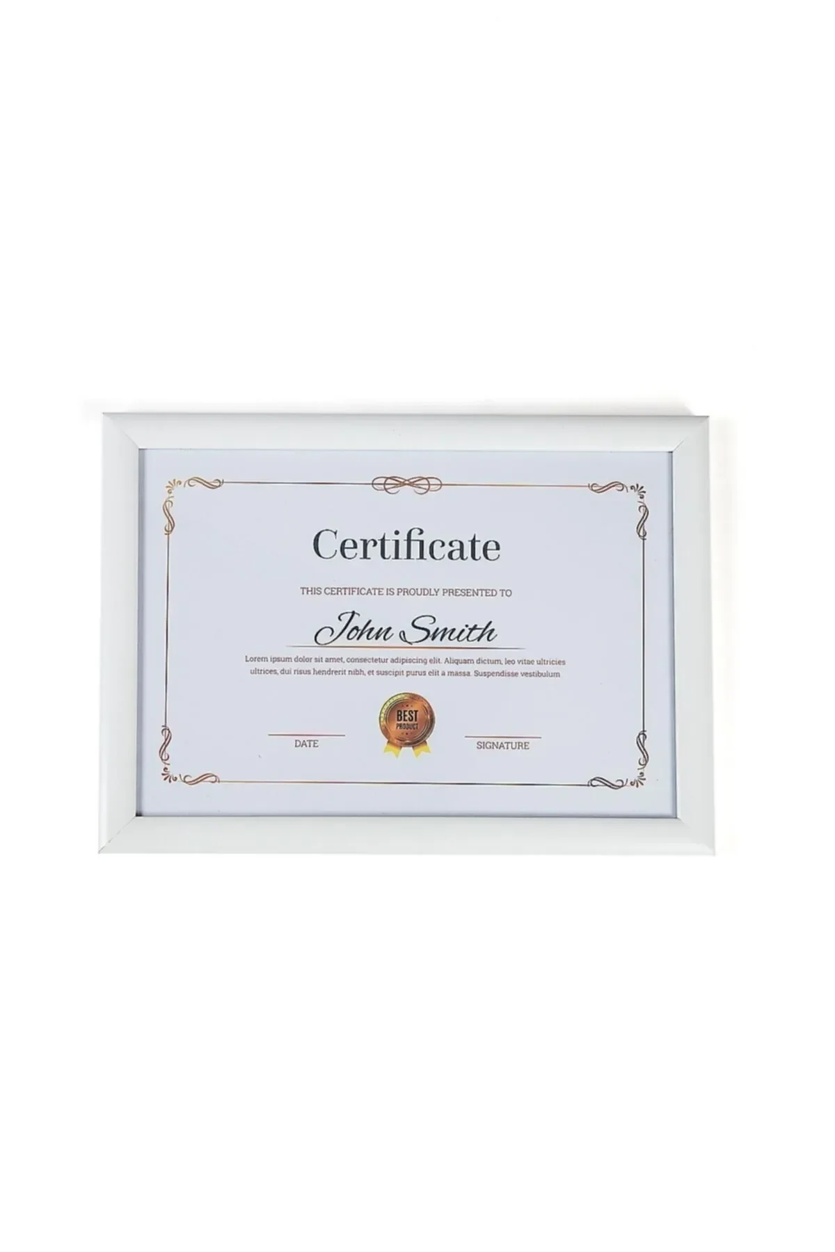 

A4 Frame White Unbreakable Pvc Glass 21x30 For Certificate Diploma Document Photo, Wooden Photo Frame Picture Frames Wall