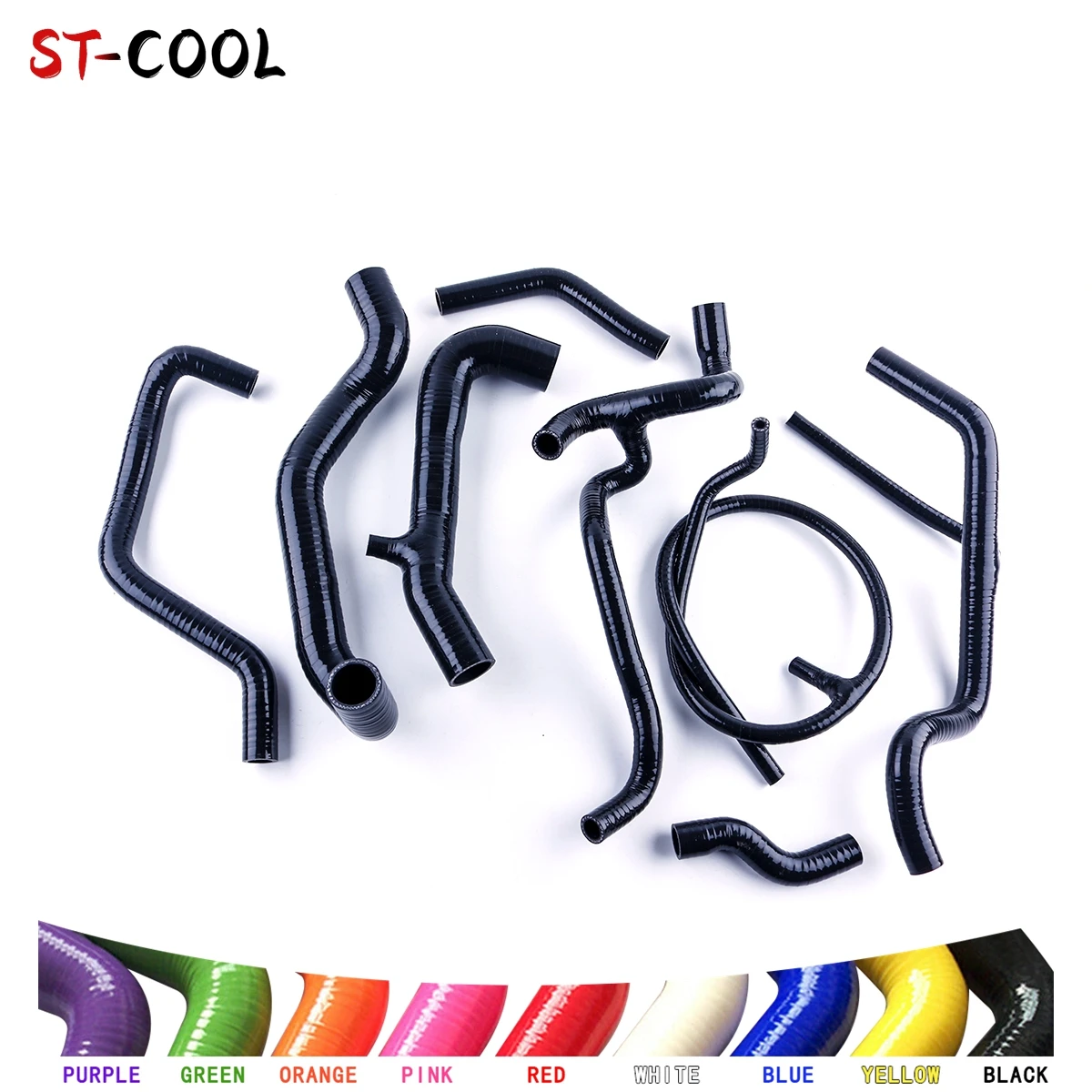 

For VW GOLF 3 VR6 MK3 Jetta A3 GLX 2.8 2.9 AAA / ABV 1994-1998 1995 1996 1997 Silicone Radiator Coolant Hose Pipe Tube Kit 8Pcs