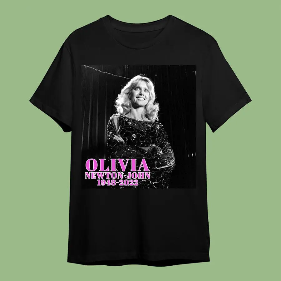 

Рубашка унисекс, Рип Оливия Ньютон-Джон, спасибо за воспоминания, размер 1948-2022