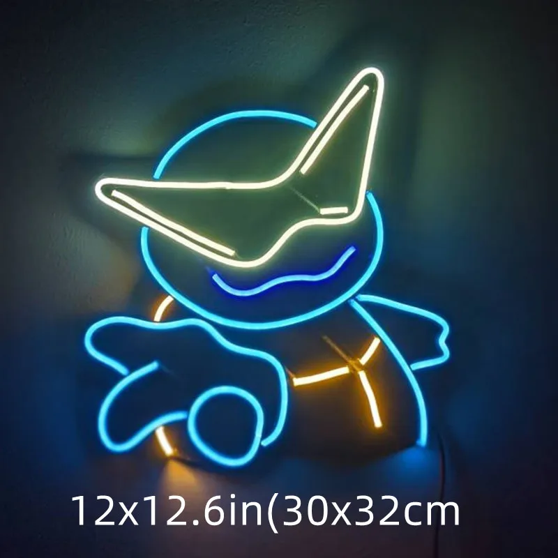 Неоновая вывеска на заказ аниме спальня/игровая комната/гостиная Настенный