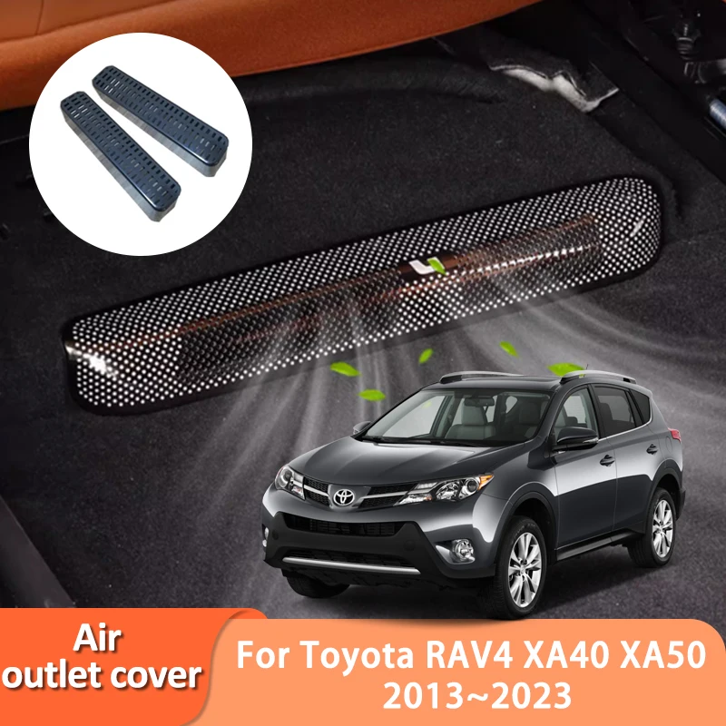 2 шт. для Toyota RAV4 XA40 XA50 2014 2016 2019 2013 ~ 2023 защита от вентиляционного отверстия под