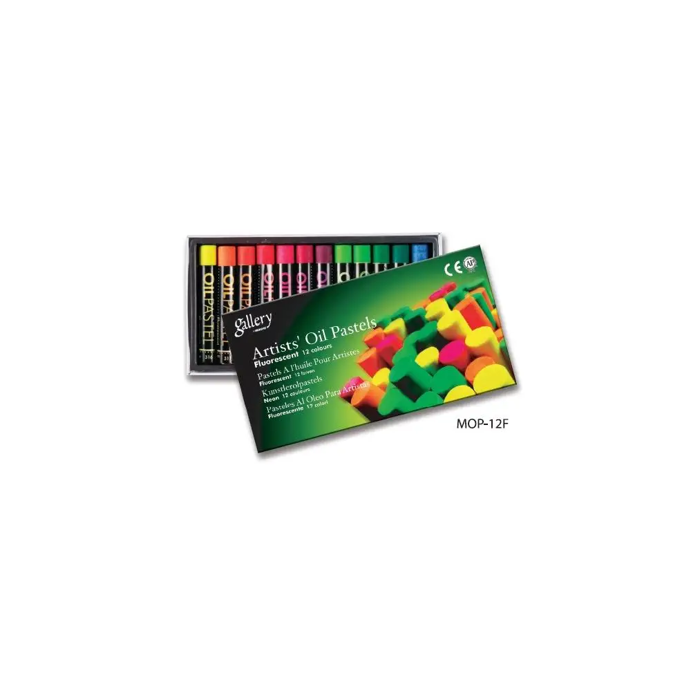 Mungyo Пастель масляная Gallery Oil Fluorescent 6 флуоресцентных цветов по 2 штуки MGMOP12F