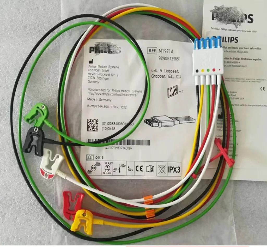 

ECG lead cable 5 electrode M1971A New,Original
