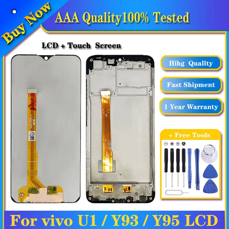 

100% Test For Vivo U1 Y91 Y91i Y91c Y93 Y93s Y93st Y95 Y1S LCD Display Touch Screen Digitizer Assembly Replacement Phone Parts