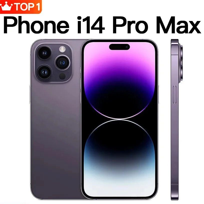

I14 Pro Max Global Version 7.3 inch Full Screen 4G 5G Smartphone 16GB+1TB Face ID Cell Phone 8000mAh Battery Mobile Phones