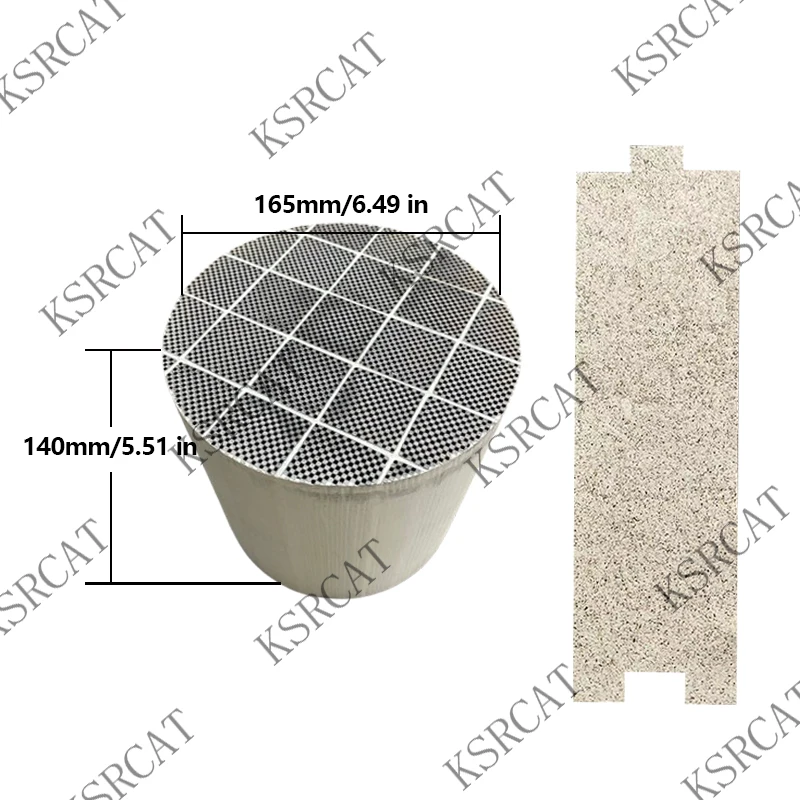 

165*140 мм дизельный двигатель Pars Карбид кремния Дизельный фильтр твердых частиц SiC DPF