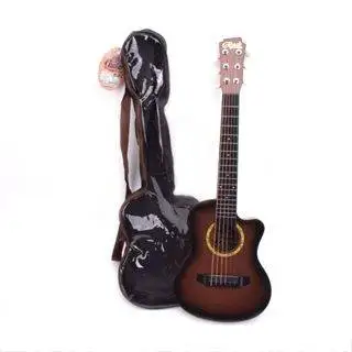 Гитара детская классическая на 6 струн, чехол Наша Игрушка 6817B6 - изображение