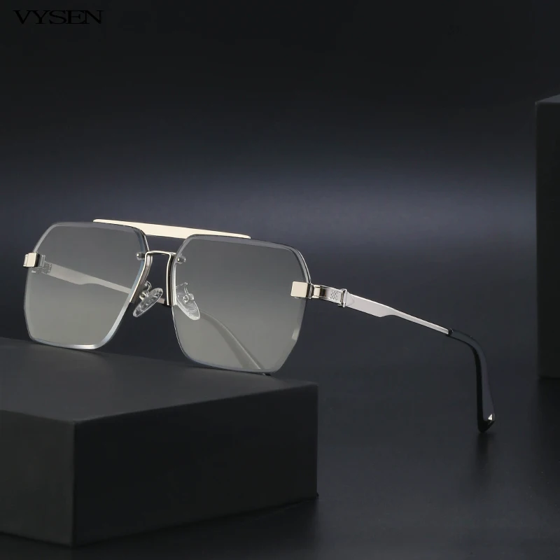 

Irregular Square Sunglasses Men Women New In Fashion Metal Rimless Sun Glasses For Male Luxury Brand Designer Sunglass Ladies