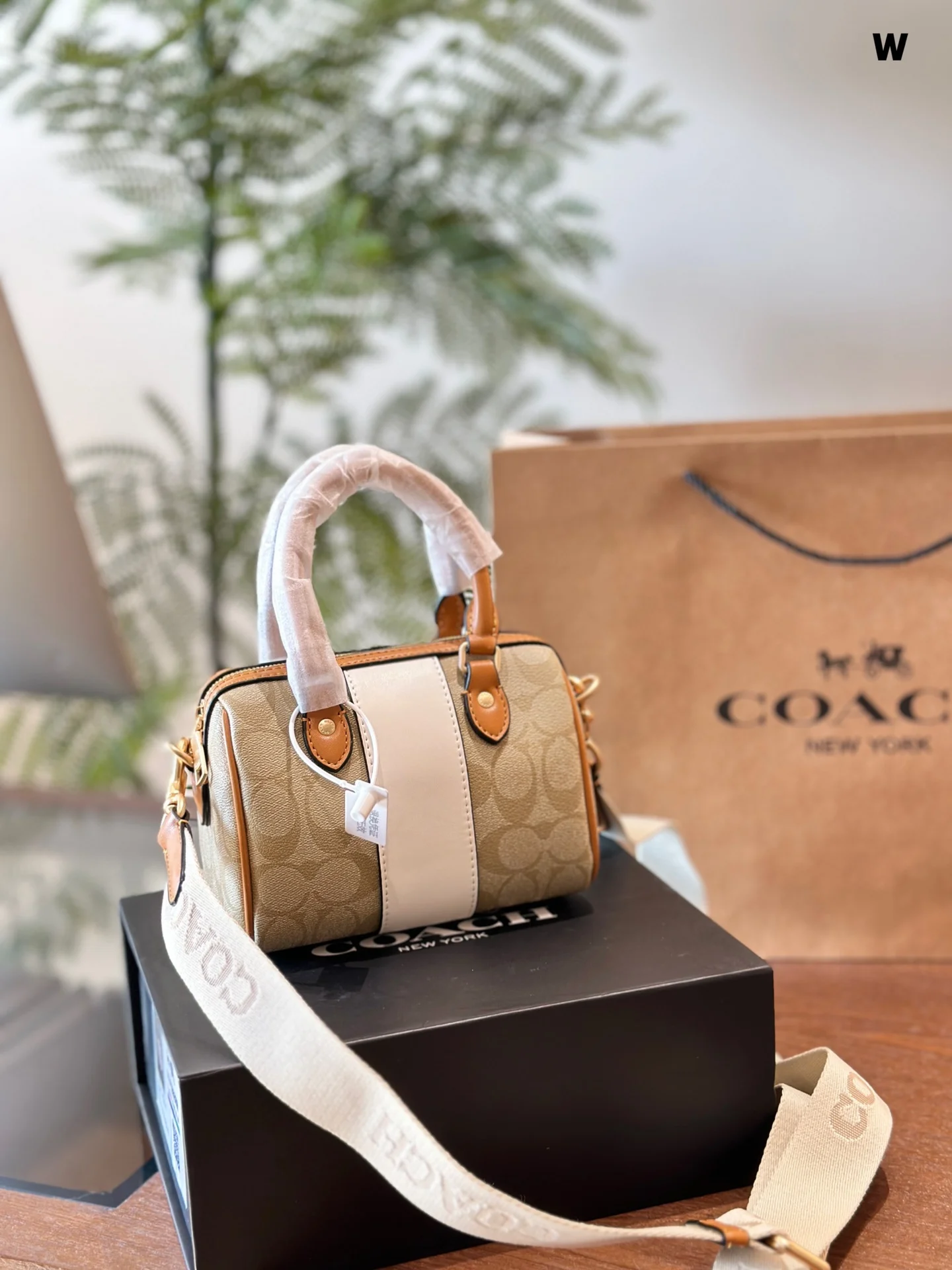 Сумки на плечо COACH Женская новая сумка высокое качество через Кожаная мода