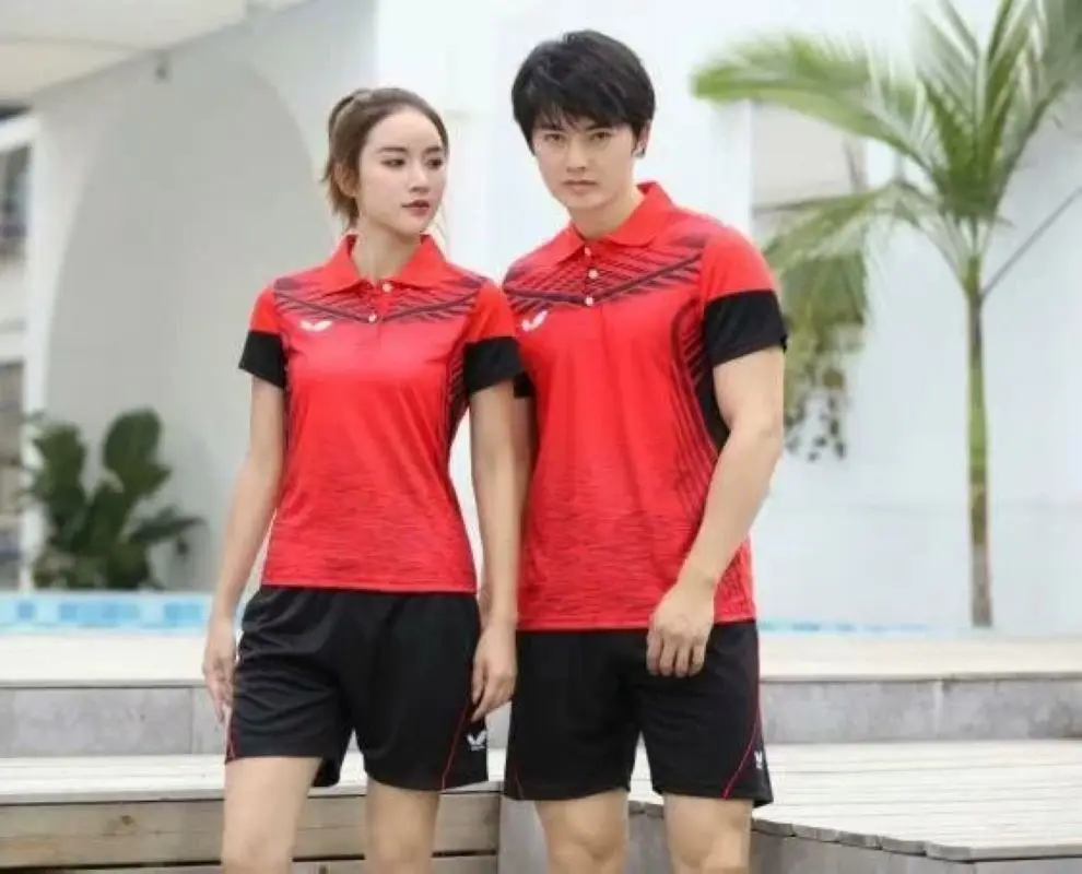 

New Tennis suit Women/Men/Children Qucik dry sports clothes table tennis jerseys shorts badminton clothing ladies sportswear